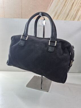 Gucci Boston Black Denim Bag